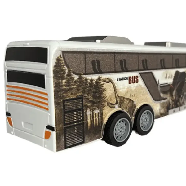 Telecomandă RC Jurassic City Autobuz cu lumină 27MHz 1/32 scară 25cm imaginea 3