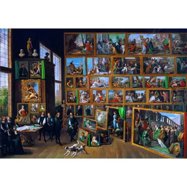 Teniers: Colecția de artă a arhiducelui Lipót Muzeu HQC puzzle 2000 piese - Clementoni imaginea 2
