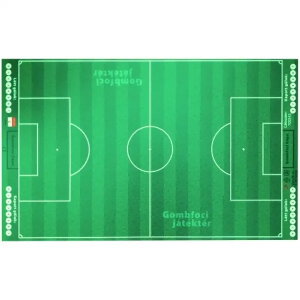 Teren de fotbal 55x90cm, în suport cu un set de autocolante echipă cadou imaginea 2