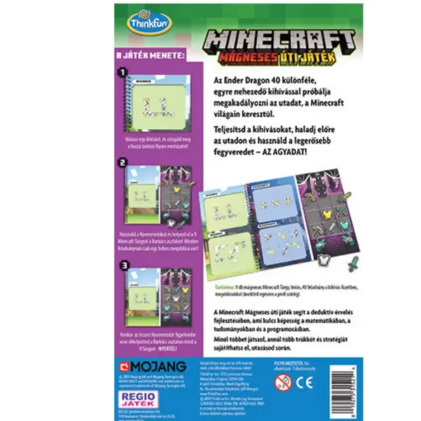 Thinkfun: Minecraft joc magnetic de călătorie imaginea 5