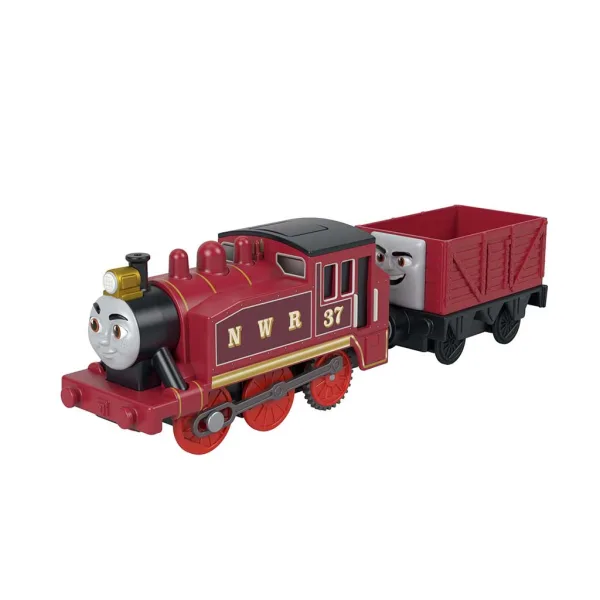 Thomas și prietenii: Locomotivă motorizată - Rosie & Troublesome Truck - Mattel imaginea 2