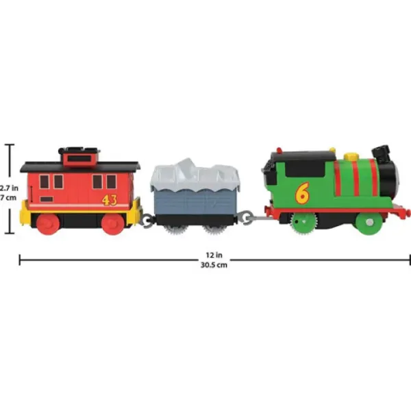Thomas și prietenii: Motorizat Percy set de joacă - Mattel imaginea 3