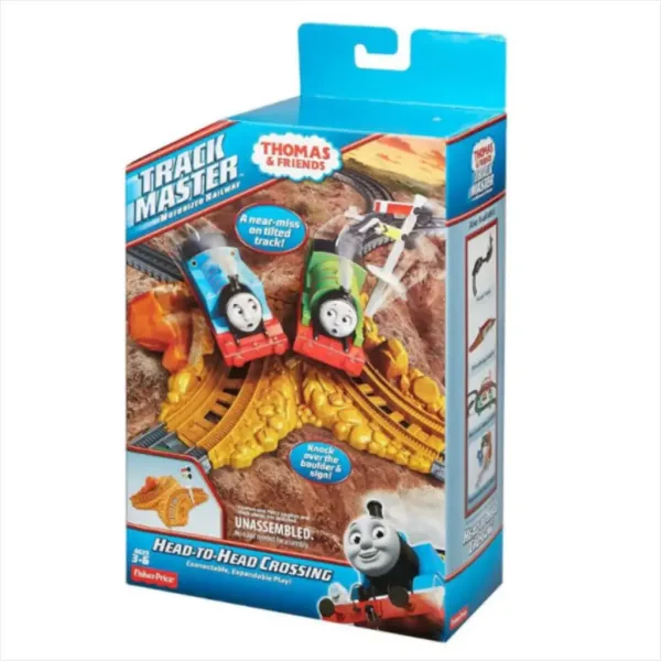 Thomas Track Master: Curbă dublă element de şine - Mattel imaginea 3