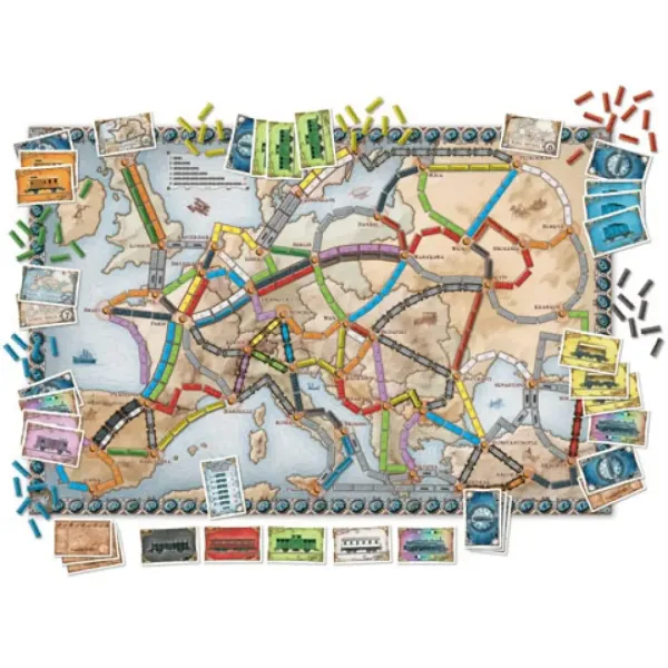Ticket to Ride Europa joc de societate imaginea 3