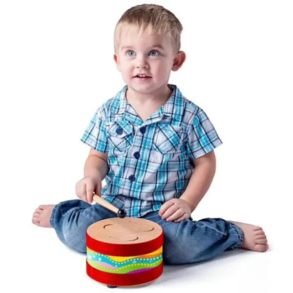 Tobă lemn 15 cm - Woodyland imaginea 2