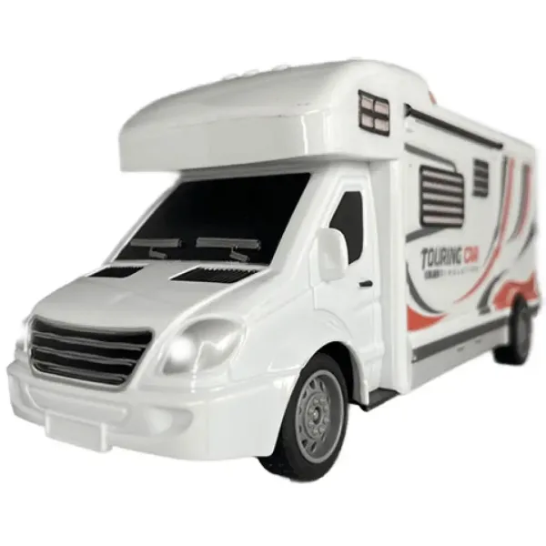 Touring Car autocaravană cu telecomandă RC cu lumină 27MHz scara 1/32 25cm imaginea 3