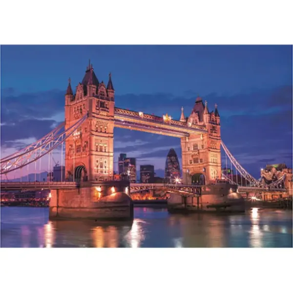 Tower Bridge, London HQC puzzle 1000 bucăți - Clementoni imaginea 2