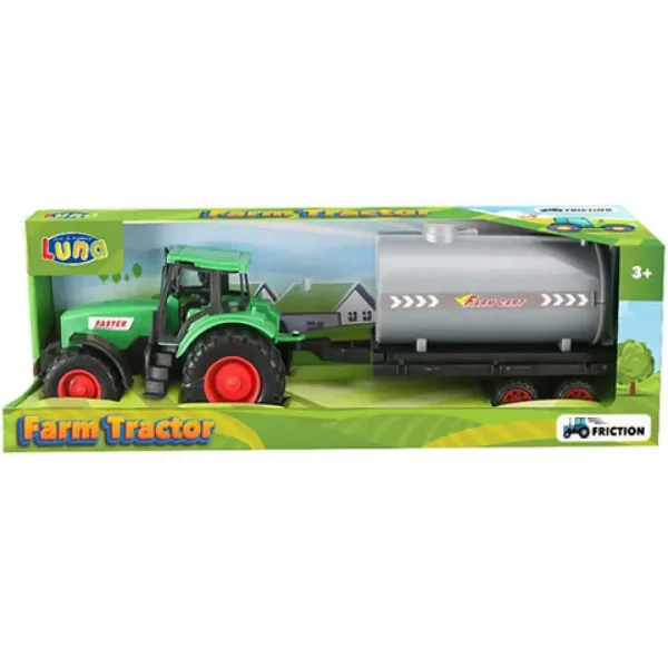 Tractor cu roți de leagăn cu remorcă cu rezervor imaginea 1