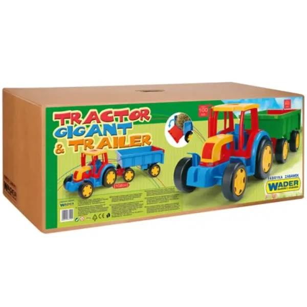 Tractor uriaș cu remorcă - Wader imaginea 2