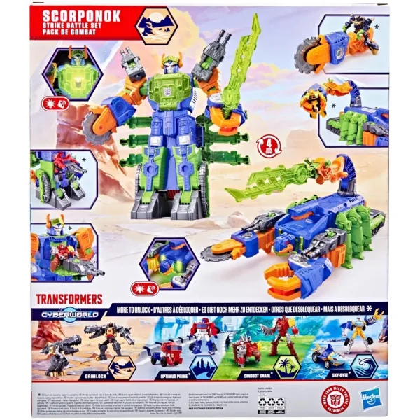 Transformers CYBERWORLD: Set de joc atac Scorponok - Hasbro imaginea 4
