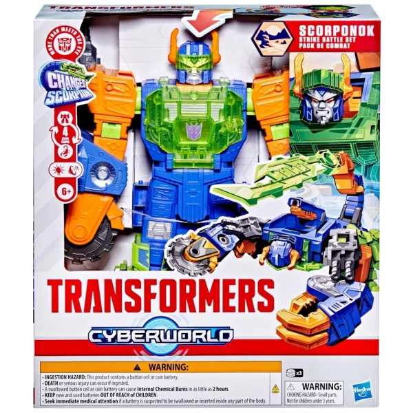 Transformers CYBERWORLD: Set de joc atac Scorponok - Hasbro imaginea 1