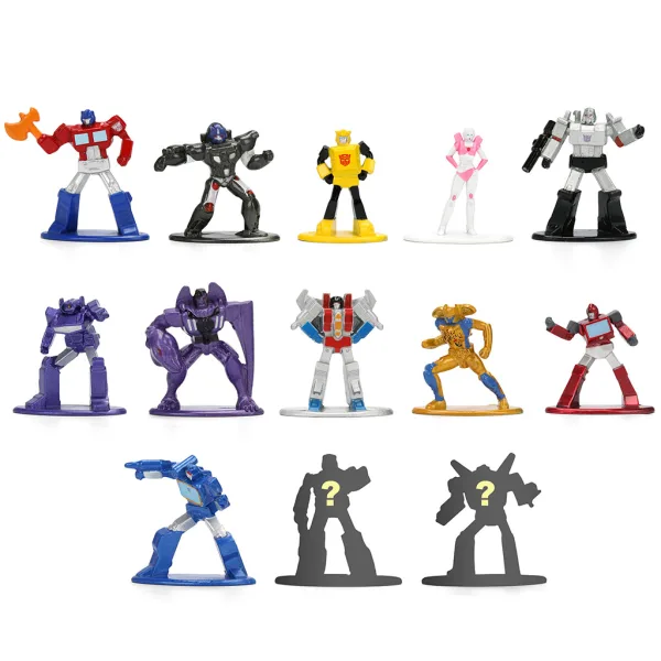Transformers: Nano Metalfigs figură metalică surpriză, mai multe tipuri, 1 buc – Jada Toys imaginea 2