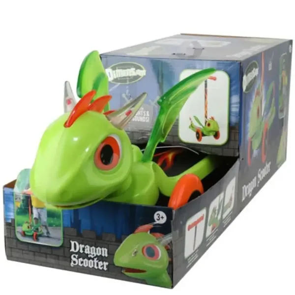 Trotinetă trei roți formă dragon imaginea 2