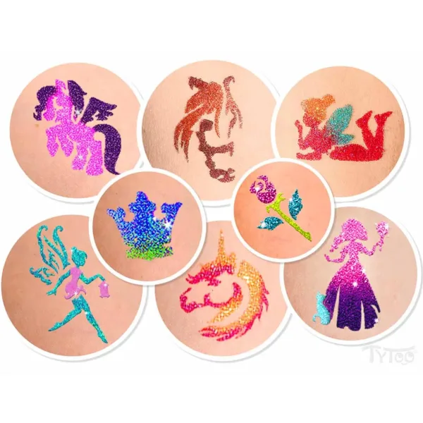 TyToo: Set de tatuaje cu sclipici SassyLue imaginea 2