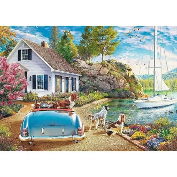Un loc special de vacanță puzzle 2000 bucăți - Trefl imaginea 2