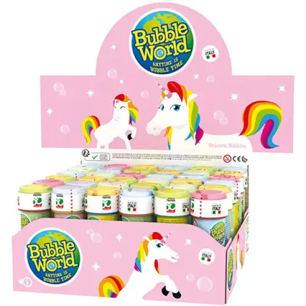 Unicorn baloane de săpun 60ml imaginea 1