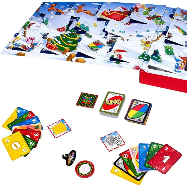 UNO Calendar de Advent - Mattel imaginea 3