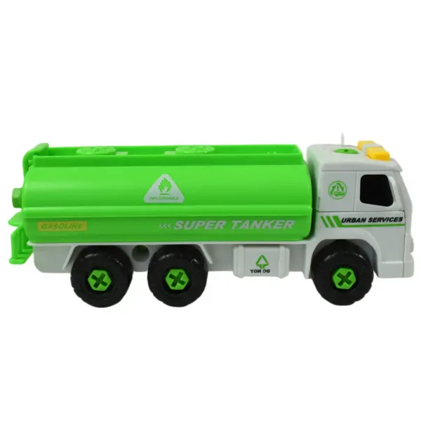 Urban Services: Camion cisternă care se poate dezasambla cu scule si sunet 20cm imaginea 4
