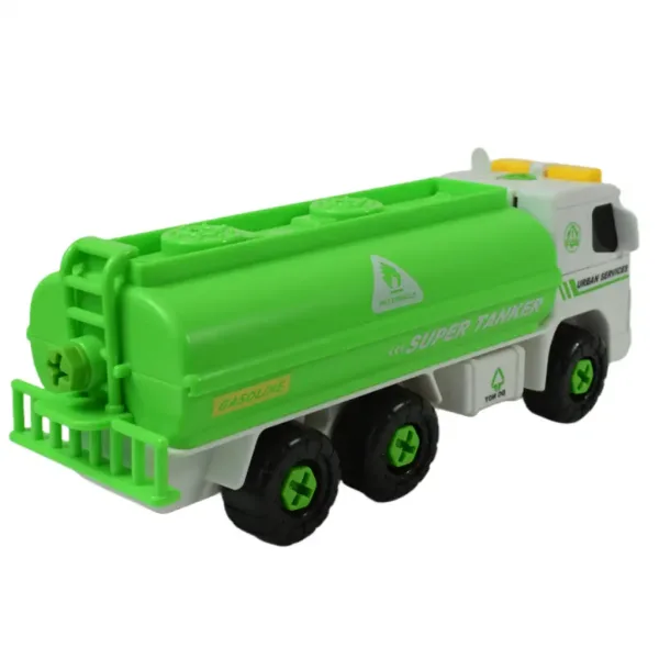 Urban Services: Camion cisternă care se poate dezasambla cu scule si sunet 20cm imaginea 5