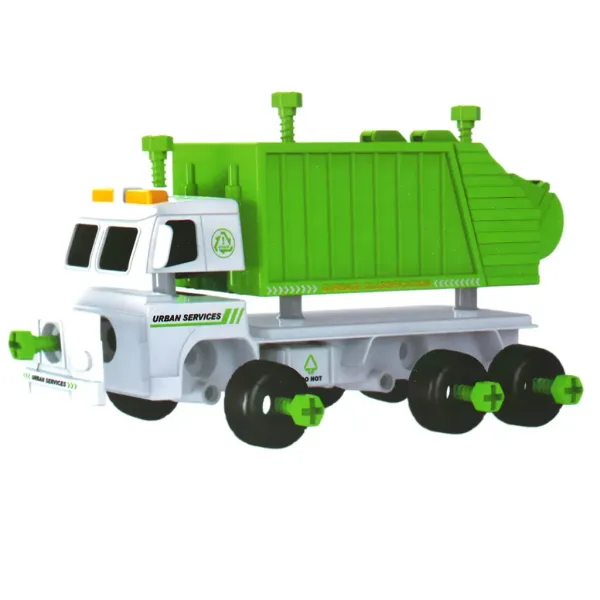 Urban Services: Camion cisternă care se poate dezasambla cu scule si sunet 20cm imaginea 7