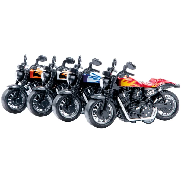VehiCool motocicletă cu model de flacără retractabilă, disponibilă în mai multe variante 1buc imaginea 3