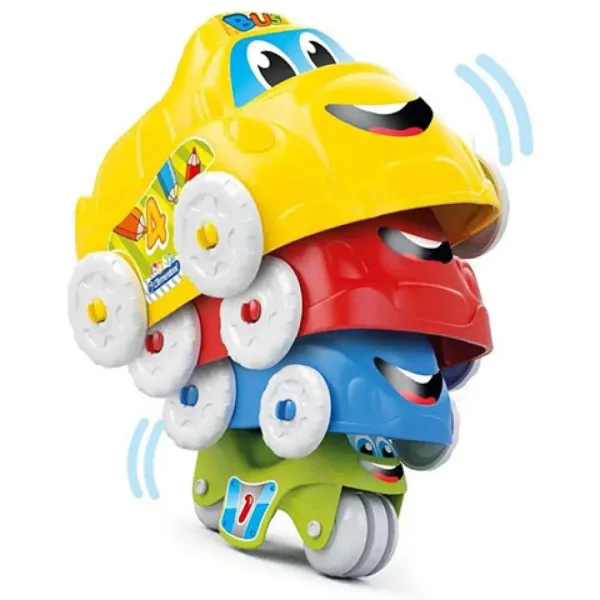 Vehicule distractive joc creativ pentru bebeluși - Clementoni baby imaginea 3