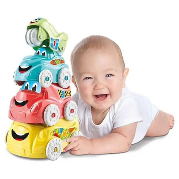 Vehicule distractive joc creativ pentru bebeluși - Clementoni baby imaginea 4