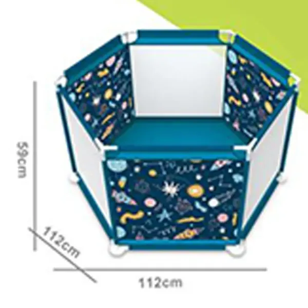 VivaKids Astronaut Baby Play Fence loc de joacă 112x59cm imaginea 2
