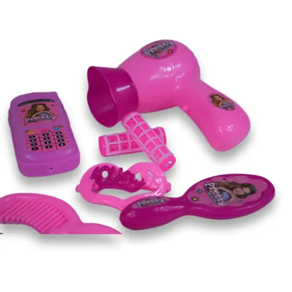 Vogue Girl: set de frumusețe din 10 piese cu pantofi, telefon și accesorii de coafură imaginea 3