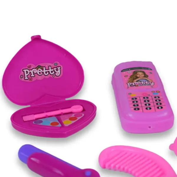 Vogue Girl: set de frumusețe din 10 piese cu pantofi, telefon și accesorii de coafură imaginea 4