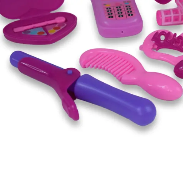 Vogue Girl: set de frumusețe din 10 piese cu pantofi, telefon și accesorii de coafură imaginea 5