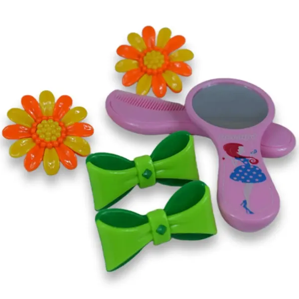 Vogue Girl: set de frumusețe din 10 piese cu telefon, agrafe de păr și machiaj imaginea 4