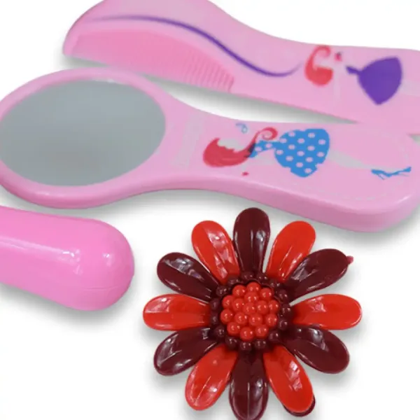 Vogue Girl: set de frumusețe din 11 piese, cu agrafe de păr, uscător de păr și telefon imaginea 5