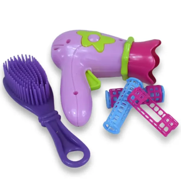 Vogue Girl: set de frumusețe din 13 piese cu agrafe, uscător de păr și accesorii imaginea 5