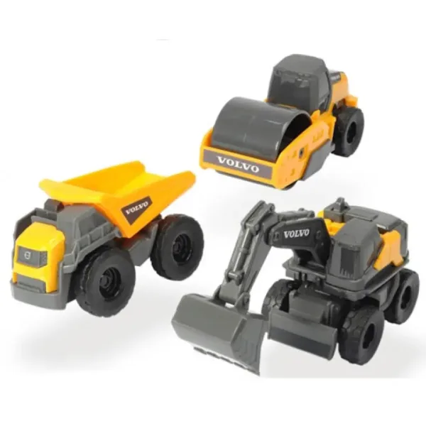 Volvo vehicule de construcții set 3 bucăți două variante - Dickie Toys imaginea 2