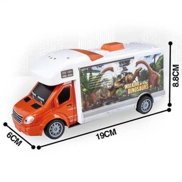 Walking with Dinosaurus RV cu telecomandă RC cu lumini 27MHz scară 1/32 25cm imaginea 4
