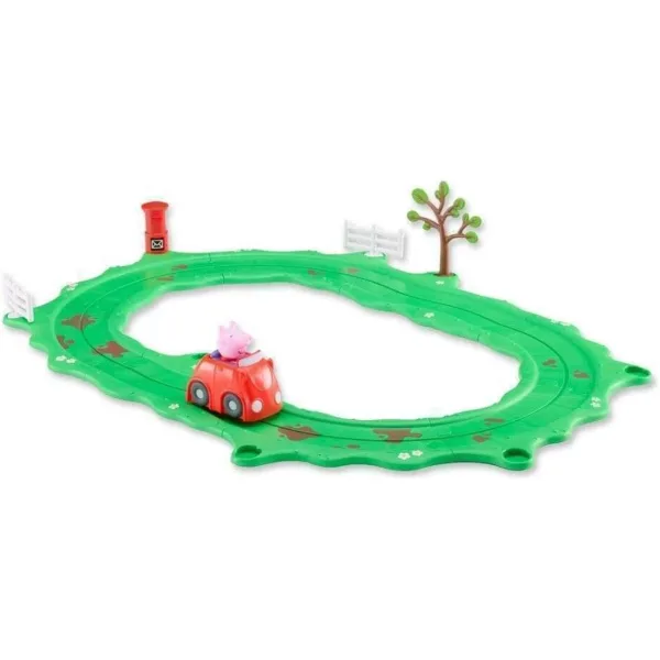Whizz-Around Peppa porcușor cu mașină roșie set de joacă imaginea 2