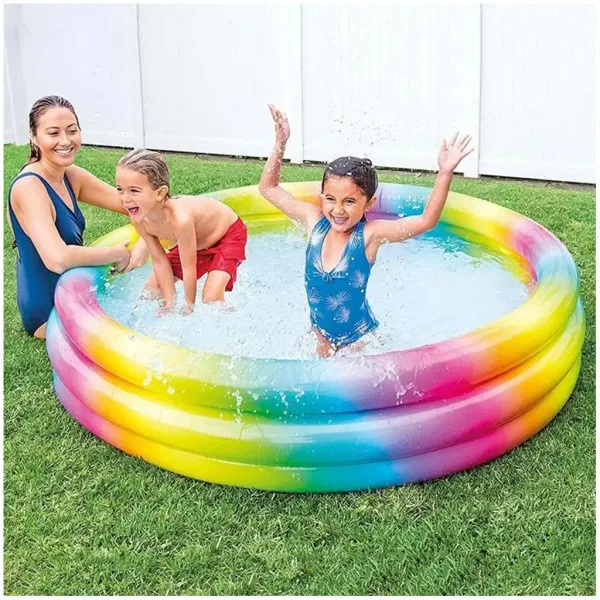 Wild Geometry piscină cu 3 inele 168 x 38 cm - Intex imaginea 2