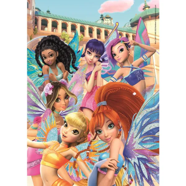 Winx Club echipa 104 piese maxi puzzle - Clementoni imaginea 2
