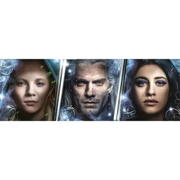 Witcher: The Witcher – puzzle panoramic de 1000 de piese - Clementoni imaginea 2