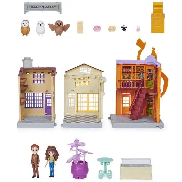 Wizarding World: Harry Potter Magical Minis Diagon Alley set de joacă - Spin Master imaginea 3
