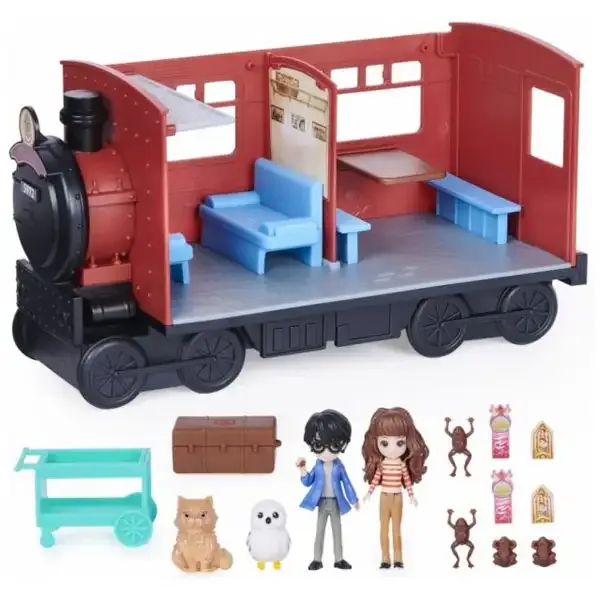 Wizarding World: Harry Potter Magical Minis Hogwarts Express set de joacă cu figurine - Spin Master imaginea 2