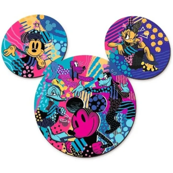 Wood Craft: Mickey Mouse 500+5 bucăți puzzle lemn - Trefl imaginea 2