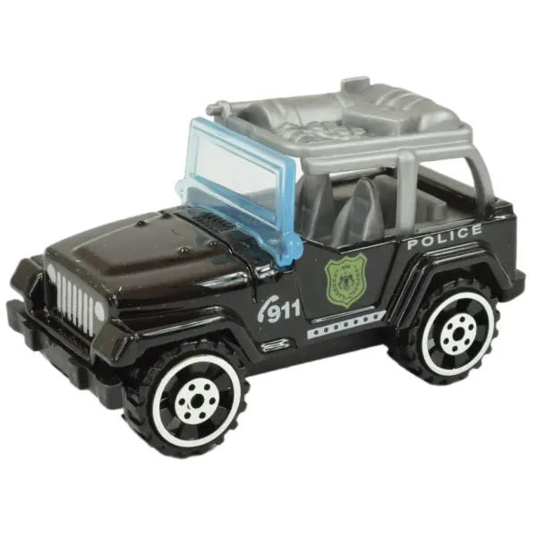 World of Trucks: Mașină de poliție 7 cm în diferite versiuni imaginea 3
