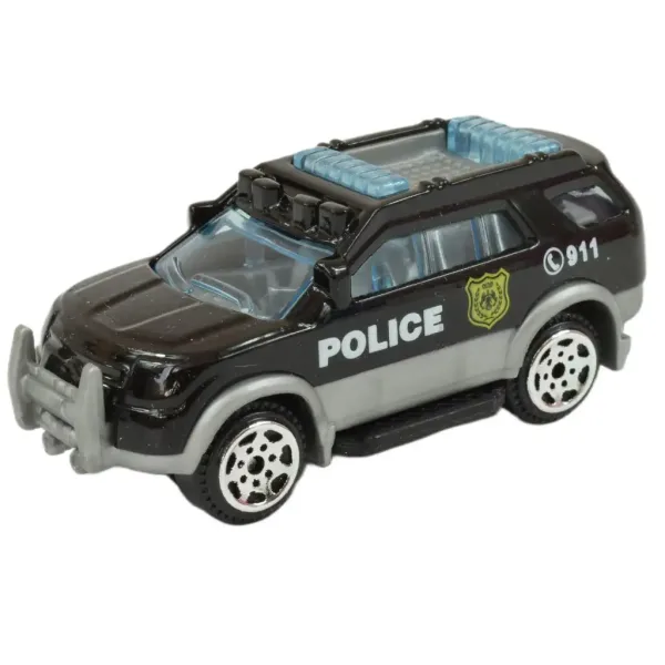 World of Trucks: Mașină de poliție 7 cm în diferite versiuni imaginea 4