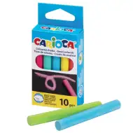 10 bucăți cretă tablă colorată - Carioca