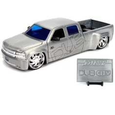 1999 Chevy Silverado Dooley metal mașină model 1/24 - Simba Toys imaginea 3