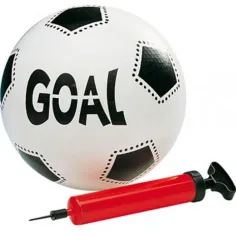 2 in 1 mini și mijlocie set poartă de fotbal cu minge imaginea 2