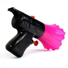2in1 pistol de apă și fluier culorile negru-pink imaginea 3