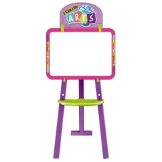 3 in 1 tablă desen două fețe culoarea pink 37x99cm imaginea 4
